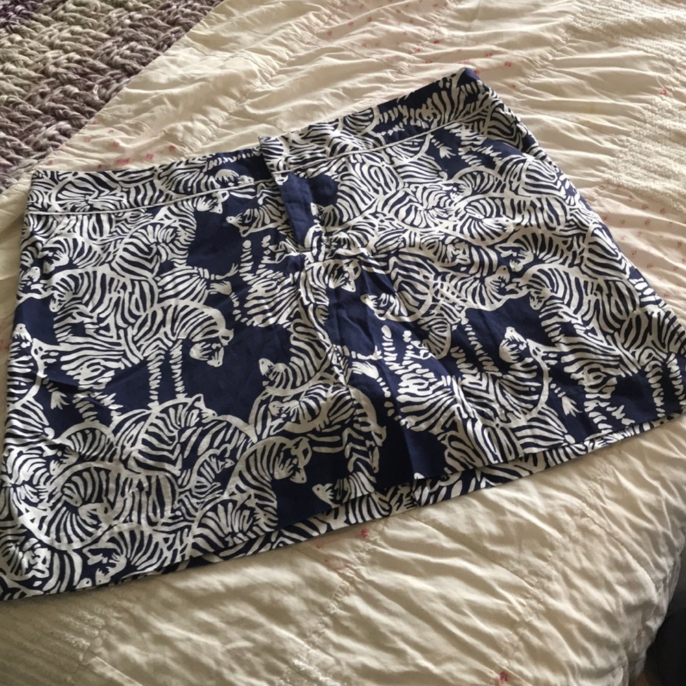 Lilly Pulitzer Zebras Skort Size 12